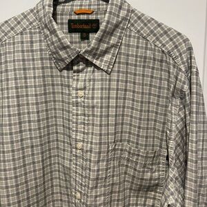Timberland Mens XL Cotton Button Down Shirt